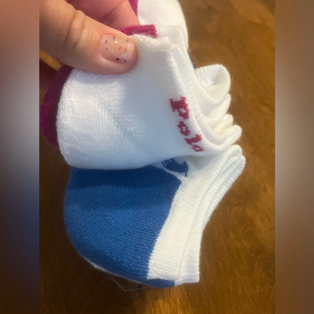 POLO by Ralph Lauren Ankle Socks - 6 Pairs NEW